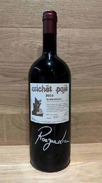 Barbaresco Crich�t Paj� Roagna 2010  - Asta Pandolfini per Amici di URI - Asta Benefica per Sostenere la Ricerca Scientifica Urologica - Associazione Nazionale - Case d'Asta italiane
