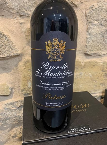 Brunello di Montalcino Pietroso 2017  - Asta Pandolfini per Amici di URI - Asta Benefica per Sostenere la Ricerca Scientifica Urologica - Associazione Nazionale - Case d'Asta italiane