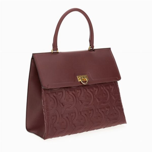 Borsa Collezione Trifolio Ferragamo  - Asta Pandolfini per Amici di URI - Asta Benefica per Sostenere la Ricerca Scientifica Urologica - Associazione Nazionale - Case d'Asta italiane