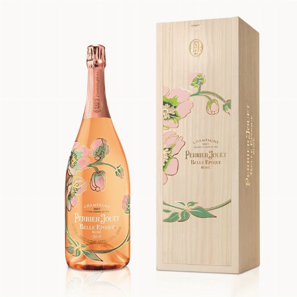 Champagne Ros� Belle Epoque Perrier-Jou�t 2010  - Asta Pandolfini per Amici di URI - Asta Benefica per Sostenere la Ricerca Scientifica Urologica - Associazione Nazionale - Case d'Asta italiane