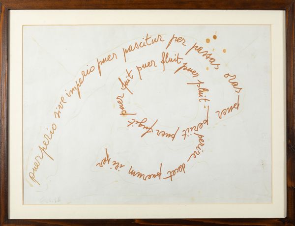 Emilio Villa : Senza titolo  - Asta La collezione Corinaldi di Poesia Visiva - Associazione Nazionale - Case d'Asta italiane