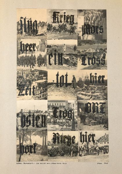 Karel Trinkewitz : Die Weise vom Leben und Tod  - Asta La collezione Corinaldi di Poesia Visiva - Associazione Nazionale - Case d'Asta italiane