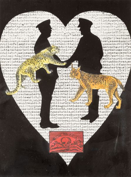 Josef Hiršal : Senza titolo  - Asta La collezione Corinaldi di Poesia Visiva - Associazione Nazionale - Case d'Asta italiane