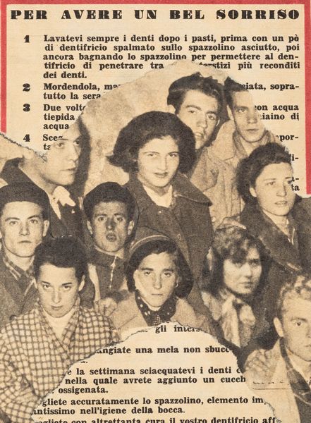 STELIO MARIA MARTINI : Per avere un bel sorriso  - Asta La collezione Corinaldi di Poesia Visiva - Associazione Nazionale - Case d'Asta italiane