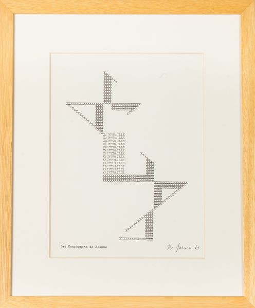 Ilse Garnier : Les Compagnons de Jeanne  - Asta La collezione Corinaldi di Poesia Visiva - Associazione Nazionale - Case d'Asta italiane