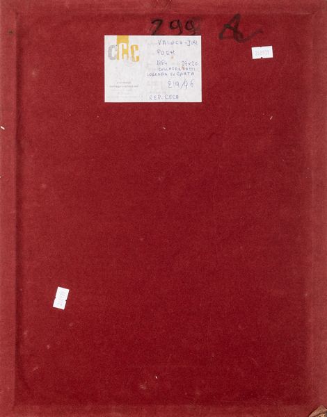 Jiri Valoch : Poem  - Asta La collezione Corinaldi di Poesia Visiva - Associazione Nazionale - Case d'Asta italiane