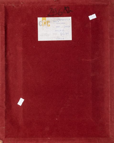 Paola Campanella : Centrato  - Asta La collezione Corinaldi di Poesia Visiva - Associazione Nazionale - Case d'Asta italiane