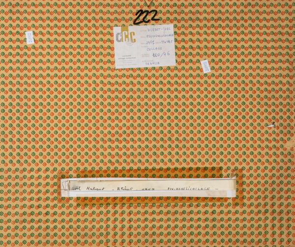 Joel Hubaut : Psychedelicollage  - Asta La collezione Corinaldi di Poesia Visiva - Associazione Nazionale - Case d'Asta italiane