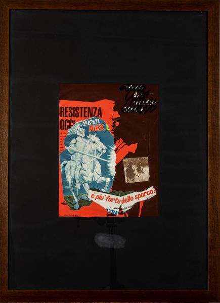 GIOVANNI FONTANA : Senza titolo  - Asta La collezione Corinaldi di Poesia Visiva - Associazione Nazionale - Case d'Asta italiane