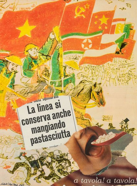 GIOVANNI FONTANA : Senza titolo  - Asta La collezione Corinaldi di Poesia Visiva - Associazione Nazionale - Case d'Asta italiane