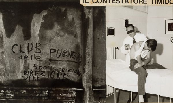 Franco Vaccari : Il contestatore timido  - Asta La collezione Corinaldi di Poesia Visiva - Associazione Nazionale - Case d'Asta italiane