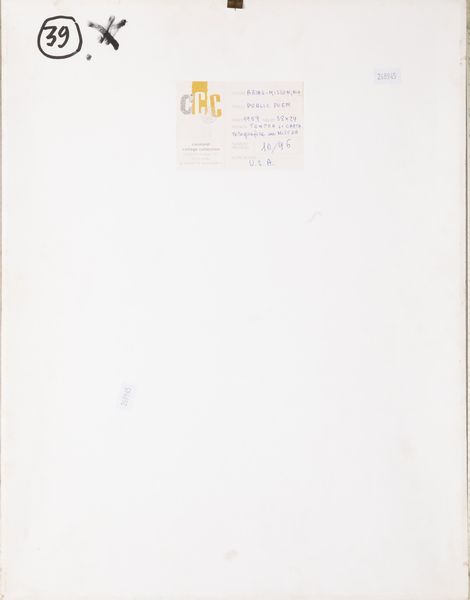 Alain Arias-Misson : Public Poem  - Asta La collezione Corinaldi di Poesia Visiva - Associazione Nazionale - Case d'Asta italiane