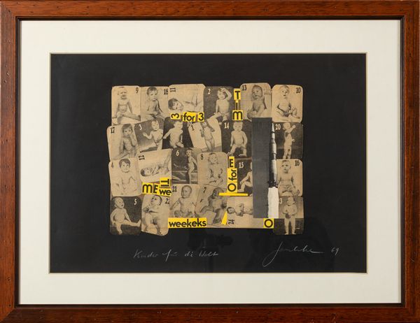 Gerhard Jaschke : Kinder f�r die Welt  - Asta La collezione Corinaldi di Poesia Visiva - Associazione Nazionale - Case d'Asta italiane