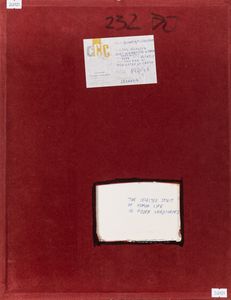 Siegfried Schmidt : The selected spirit of Human Life in hidden Landscapes  - Asta La collezione Corinaldi di Poesia Visiva - Associazione Nazionale - Case d'Asta italiane