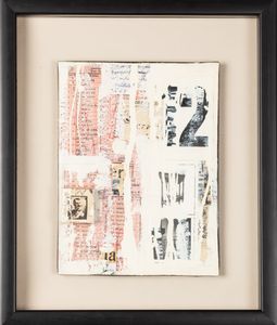 GIANNI EMILIO SIMONETTI : Make-up  - Asta La collezione Corinaldi di Poesia Visiva - Associazione Nazionale - Case d'Asta italiane