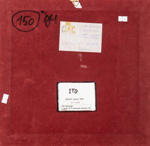 Ito Motoyuki : Plastic poem  - Asta La collezione Corinaldi di Poesia Visiva - Associazione Nazionale - Case d'Asta italiane