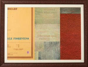 LUCIANO ORI : Il muro  - Asta La collezione Corinaldi di Poesia Visiva - Associazione Nazionale - Case d'Asta italiane