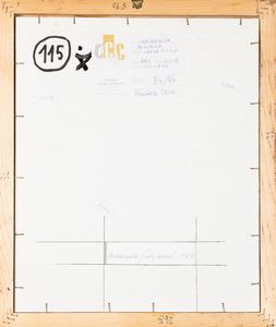 Grögerová Bohumila : Senza titolo  - Asta La collezione Corinaldi di Poesia Visiva - Associazione Nazionale - Case d'Asta italiane