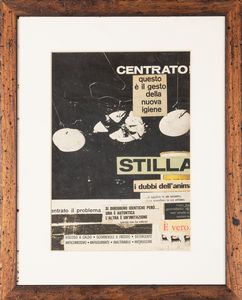 Paola Campanella : Centrato  - Asta La collezione Corinaldi di Poesia Visiva - Associazione Nazionale - Case d'Asta italiane