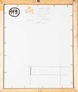 Josef Hiršal : Senza titolo  - Asta La collezione Corinaldi di Poesia Visiva - Associazione Nazionale - Case d'Asta italiane