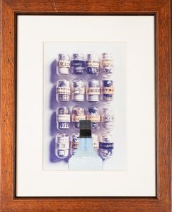 Ito Motoyuki : Copsules plan  - Asta La collezione Corinaldi di Poesia Visiva - Associazione Nazionale - Case d'Asta italiane