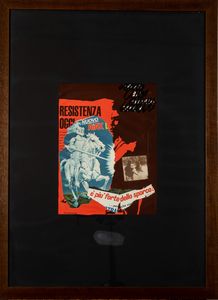 GIOVANNI FONTANA : Senza titolo  - Asta La collezione Corinaldi di Poesia Visiva - Associazione Nazionale - Case d'Asta italiane