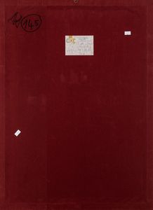 GIOVANNI FONTANA : Senza titolo  - Asta La collezione Corinaldi di Poesia Visiva - Associazione Nazionale - Case d'Asta italiane