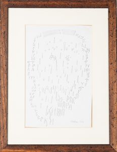 Vladan Radovanović : Senza titolo  - Asta La collezione Corinaldi di Poesia Visiva - Associazione Nazionale - Case d'Asta italiane