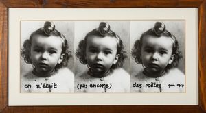 SARENCO : On n'ctail (pas encore) des poetes  - Asta La collezione Corinaldi di Poesia Visiva - Associazione Nazionale - Case d'Asta italiane