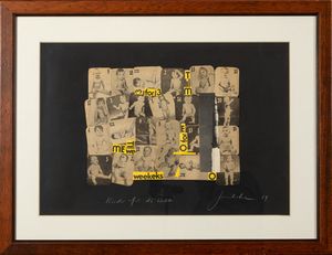 Gerhard Jaschke : Kinder f�r die Welt  - Asta La collezione Corinaldi di Poesia Visiva - Associazione Nazionale - Case d'Asta italiane