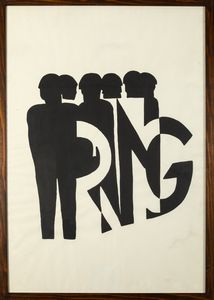 PAUL DE VREE : Wrong  - Asta La collezione Corinaldi di Poesia Visiva - Associazione Nazionale - Case d'Asta italiane