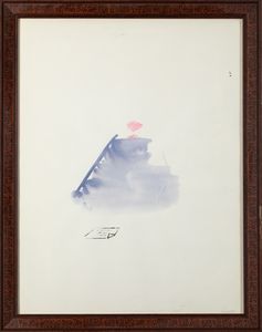 Jacques Louis Nyst : Senza titolo  - Asta La collezione Corinaldi di Poesia Visiva - Associazione Nazionale - Case d'Asta italiane