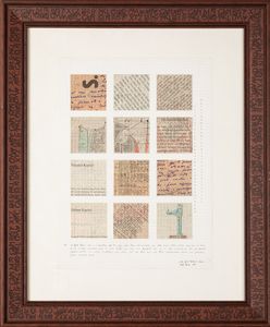 Berty Skubert : Das Spid bestand denin...  - Asta La collezione Corinaldi di Poesia Visiva - Associazione Nazionale - Case d'Asta italiane