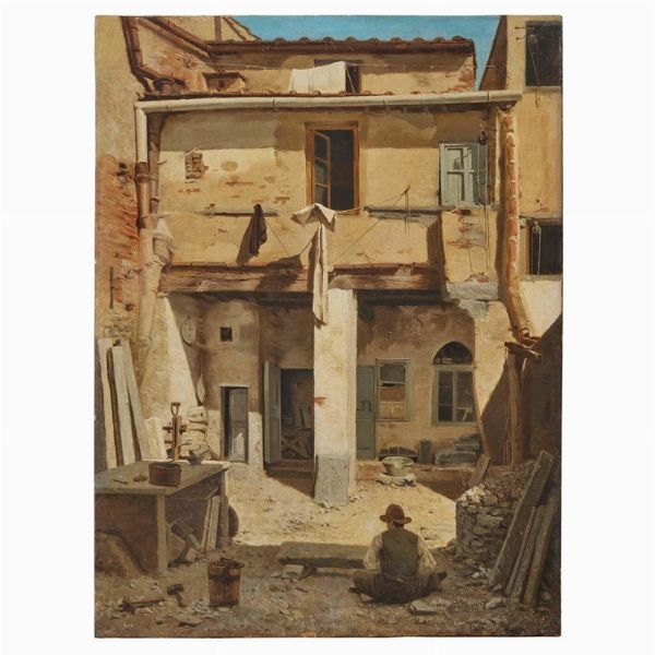 BORRANI ODOARDO : Odoardo Borrani  - Asta Dipinti e Sculture del XIX secolo - Associazione Nazionale - Case d'Asta italiane