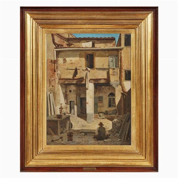 BORRANI ODOARDO : Odoardo Borrani  - Asta Dipinti e Sculture del XIX secolo - Associazione Nazionale - Case d'Asta italiane