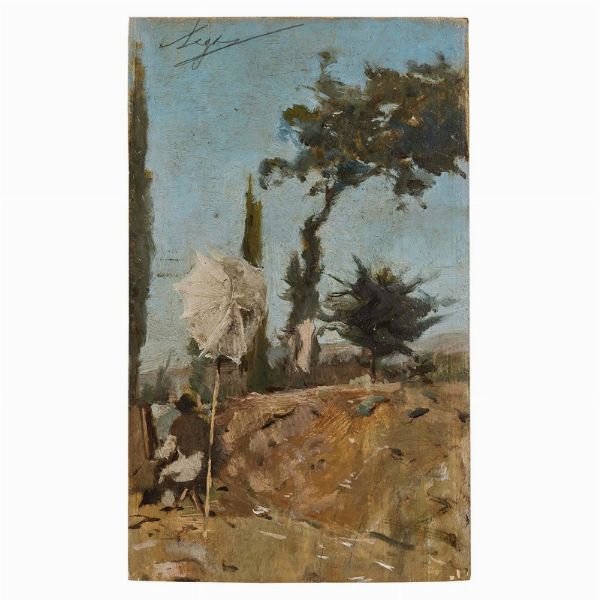 LEGA SILVESTRO : Silvestro Lega  - Asta Dipinti e Sculture del XIX secolo - Associazione Nazionale - Case d'Asta italiane