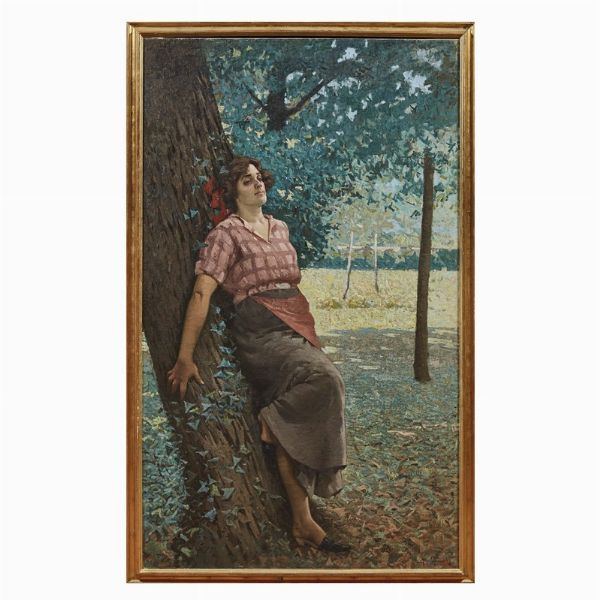 Angiolo Tommasi  - Asta Dipinti e Sculture del XIX secolo - Associazione Nazionale - Case d'Asta italiane