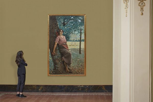 Angiolo Tommasi  - Asta Dipinti e Sculture del XIX secolo - Associazione Nazionale - Case d'Asta italiane