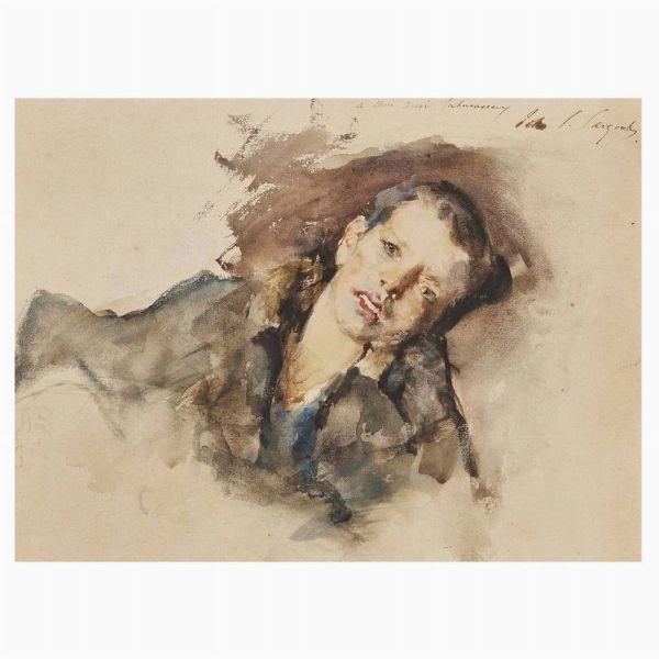 John Singer Sargent  - Asta Dipinti e Sculture del XIX secolo - Associazione Nazionale - Case d'Asta italiane