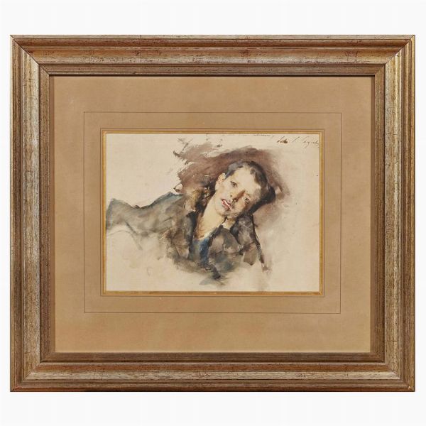 John Singer Sargent  - Asta Dipinti e Sculture del XIX secolo - Associazione Nazionale - Case d'Asta italiane