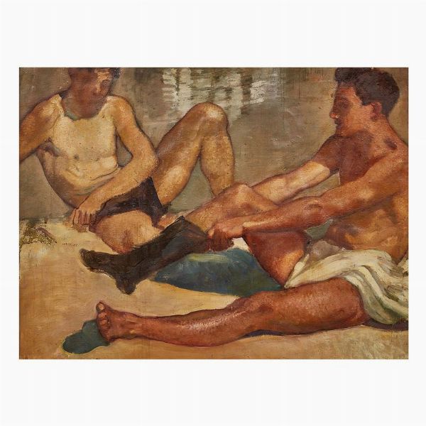 Spadini Armando : Armando Spadini  - Asta Dipinti e Sculture del XIX secolo - Associazione Nazionale - Case d'Asta italiane