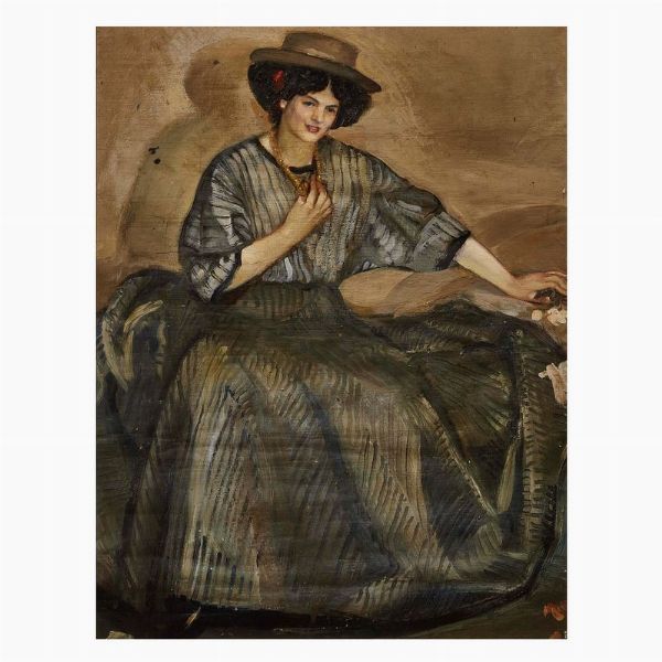 Spadini Armando : Armando Spadini  - Asta Dipinti e Sculture del XIX secolo - Associazione Nazionale - Case d'Asta italiane