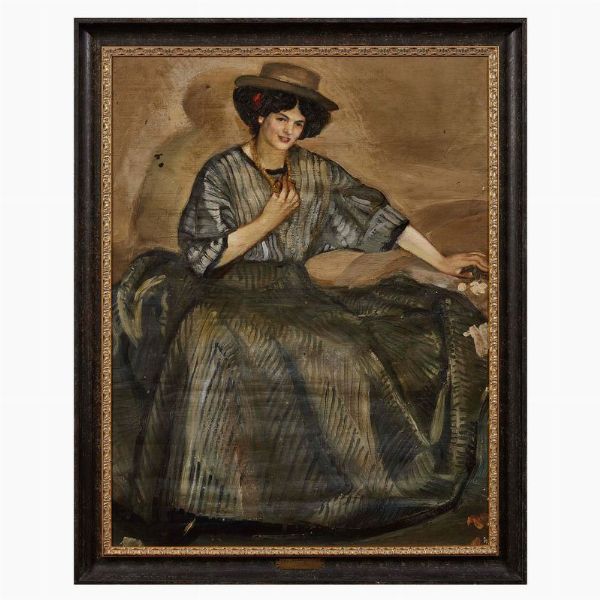 Spadini Armando : Armando Spadini  - Asta Dipinti e Sculture del XIX secolo - Associazione Nazionale - Case d'Asta italiane