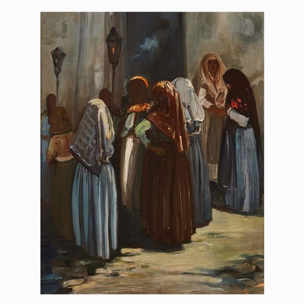 BIASI GIUSEPPE : Giuseppe Biasi  - Asta Dipinti e Sculture del XIX secolo - Associazione Nazionale - Case d'Asta italiane