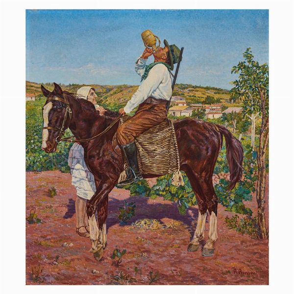 Roberto Rimini  - Asta Dipinti e Sculture del XIX secolo - Associazione Nazionale - Case d'Asta italiane