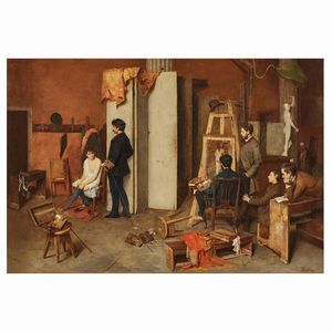 Francesco Bettio  - Asta Dipinti e Sculture del XIX secolo - Associazione Nazionale - Case d'Asta italiane
