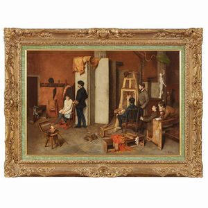 Francesco Bettio  - Asta Dipinti e Sculture del XIX secolo - Associazione Nazionale - Case d'Asta italiane