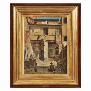 BORRANI ODOARDO : Odoardo Borrani  - Asta Dipinti e Sculture del XIX secolo - Associazione Nazionale - Case d'Asta italiane