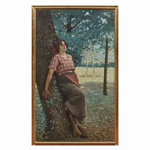 Angiolo Tommasi  - Asta Dipinti e Sculture del XIX secolo - Associazione Nazionale - Case d'Asta italiane