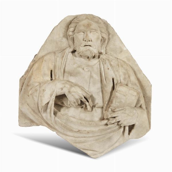 Scultore toscano nella cerchia di Tino di Camaino (Siena 1285 ca. - Napoli 1337 ca.)  - Asta Arte � ricerca | Dipinti sculture e oggetti d'arte da una raccolta fiorentina  - Associazione Nazionale - Case d'Asta italiane